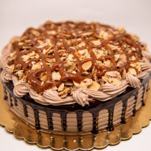 Salted Caramel Almond Truffle Torte